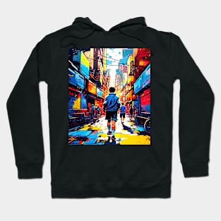 Soccer Street Graffiti, Sports Football Graphic Design Hoodie